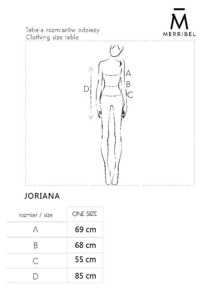 Joriana Latte - długi sweter z golfem