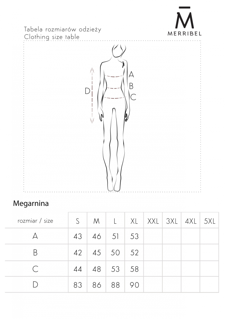 Megarnina Grey - sukienka baza z ozdobnymi rękawami